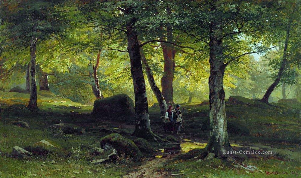 im Hain 1865 klassische Landschaft Ivan Ivanovich Bäume Ölgemälde